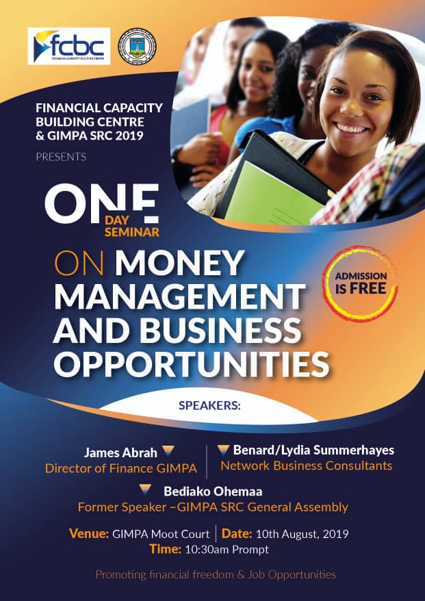 Event: Money Management & Business Opportunities.