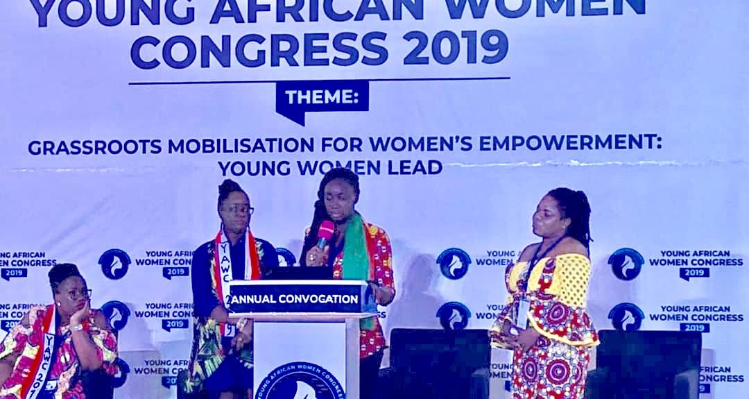 GIMPA Women’s Commissioner speaks at Young African Women Congress 2019
