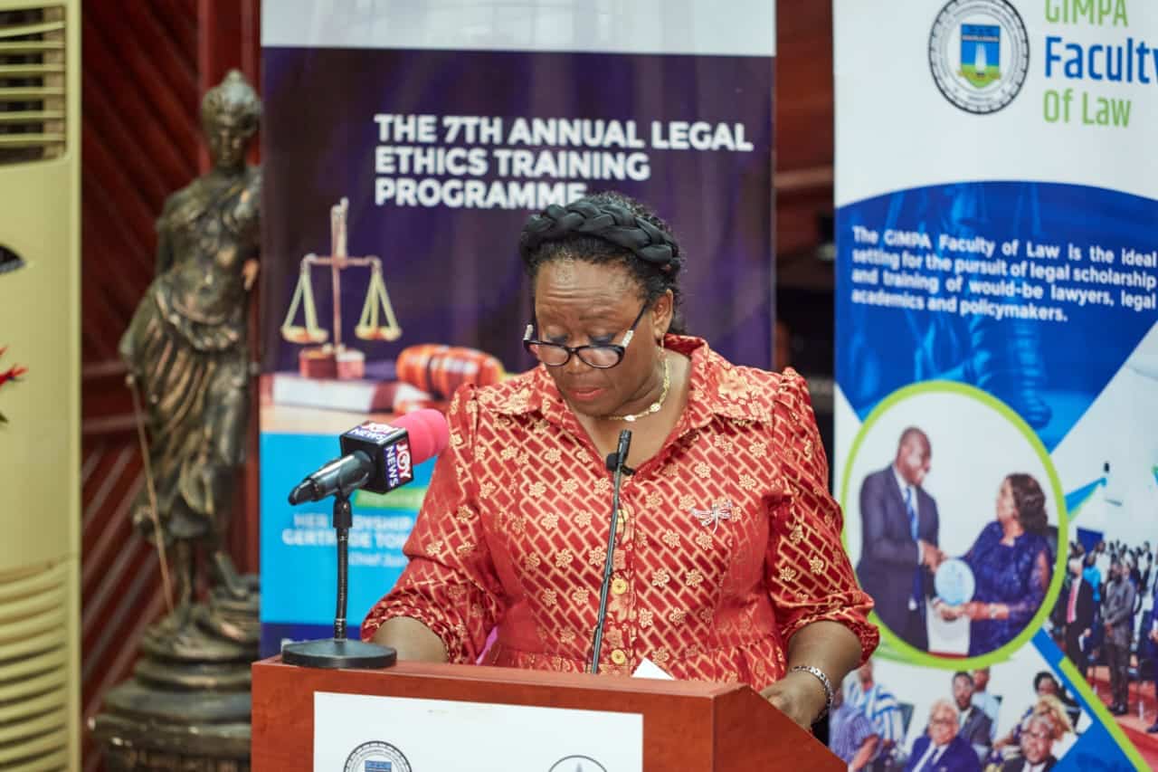 Chief Justice of the Republic of Ghana Speaks at GIMPA Law Faculty’s 7th Annual Legal Ethics Training Programme